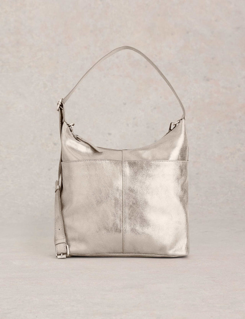 White Stuff grained leather cross body bag, imported from the UK