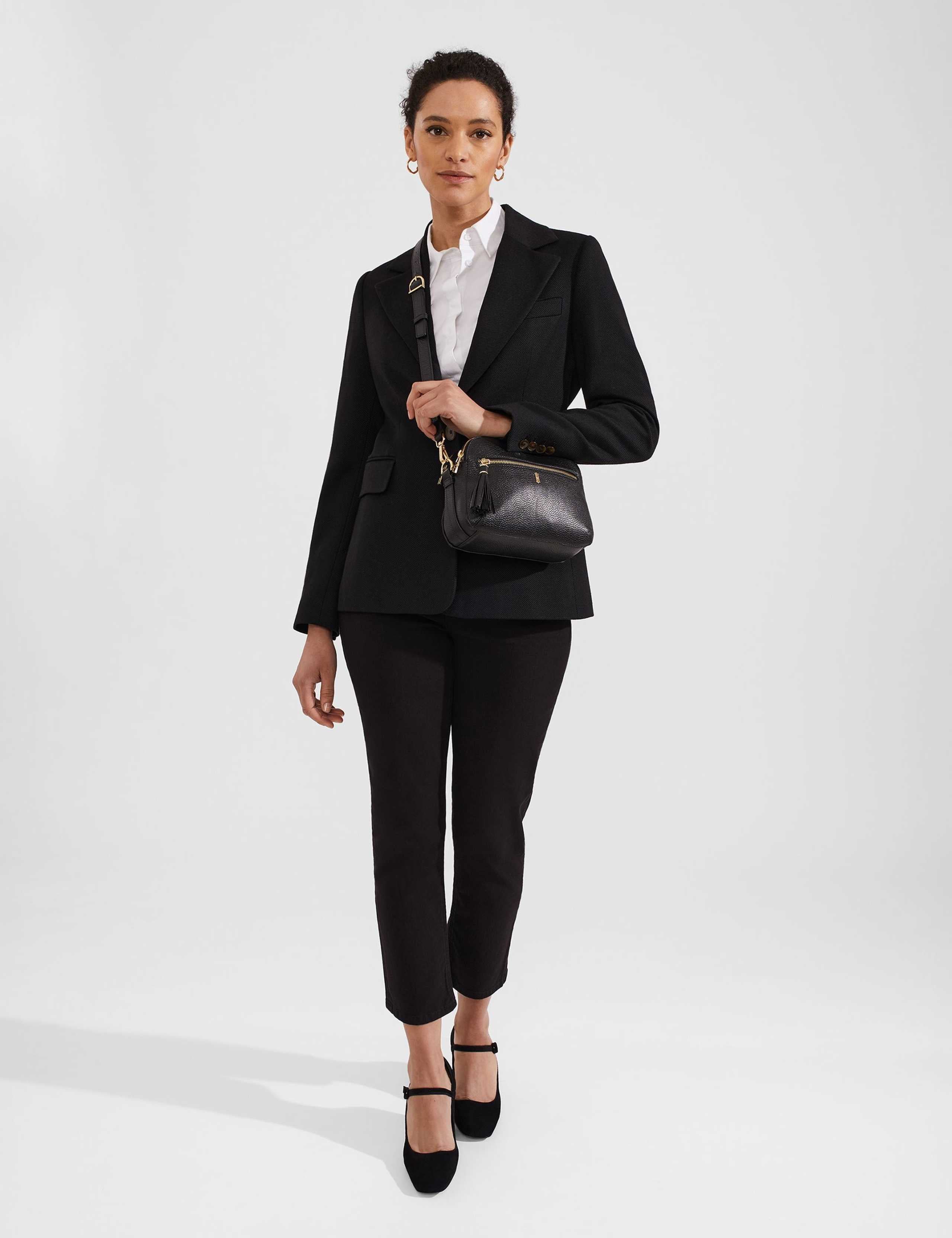 Hobbs leather cross body bag, imported from the UK