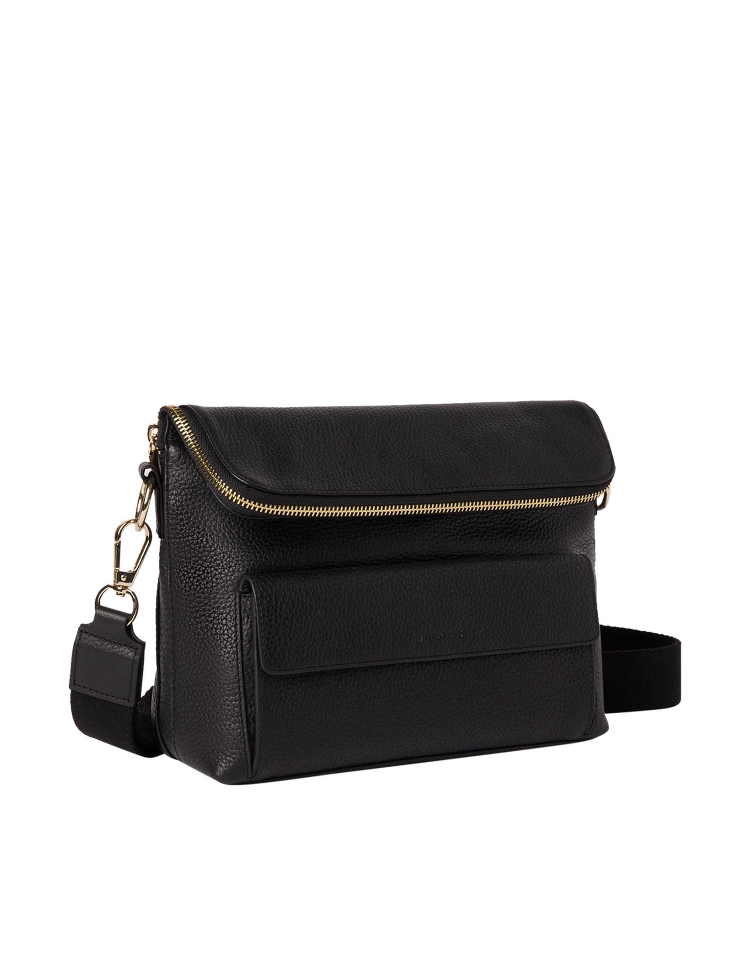 Whistles leather cross body bag with adjustable strap, imported from the UK