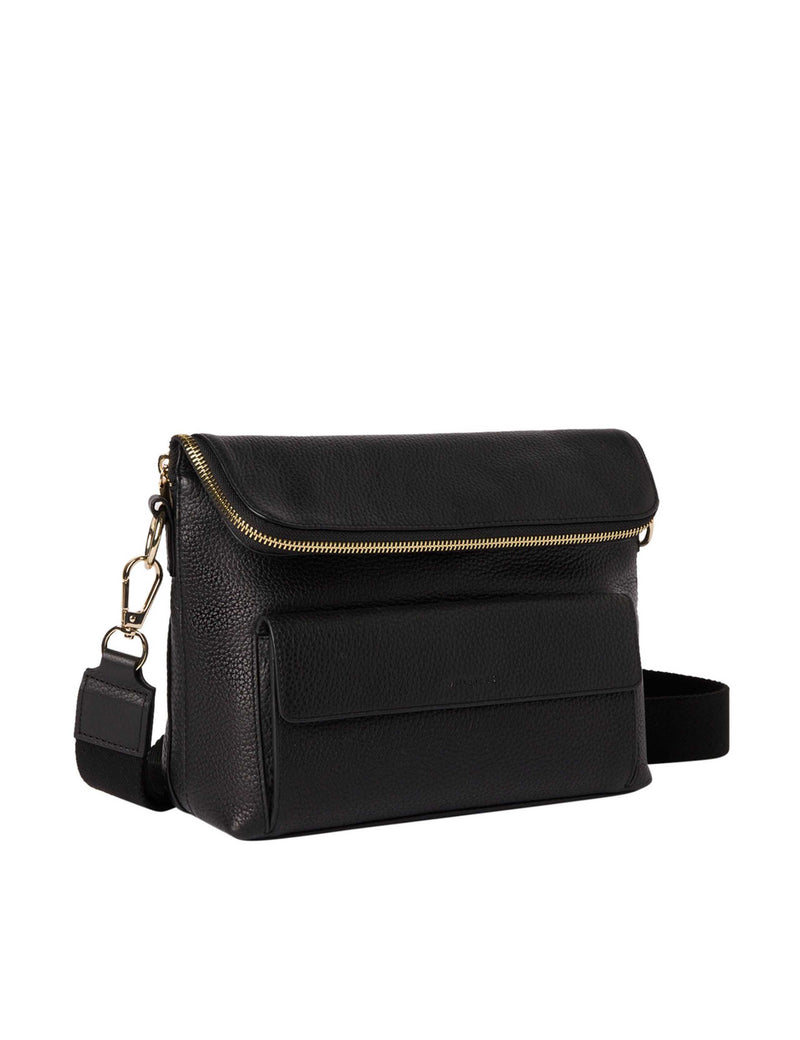 Whistles leather cross body bag with adjustable strap, imported from the UK