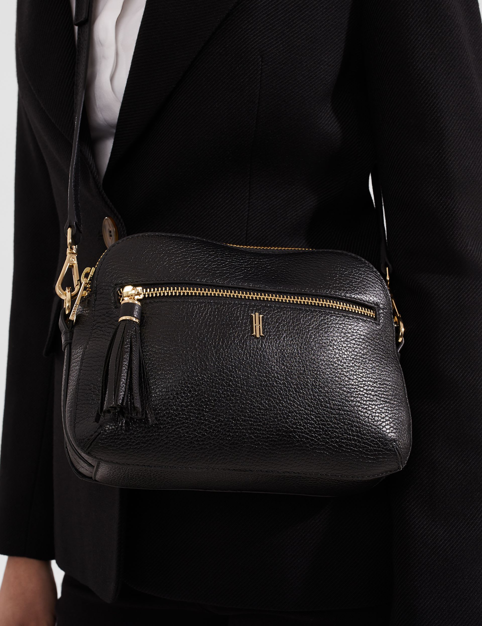 Hobbs leather cross body bag, imported from the UK