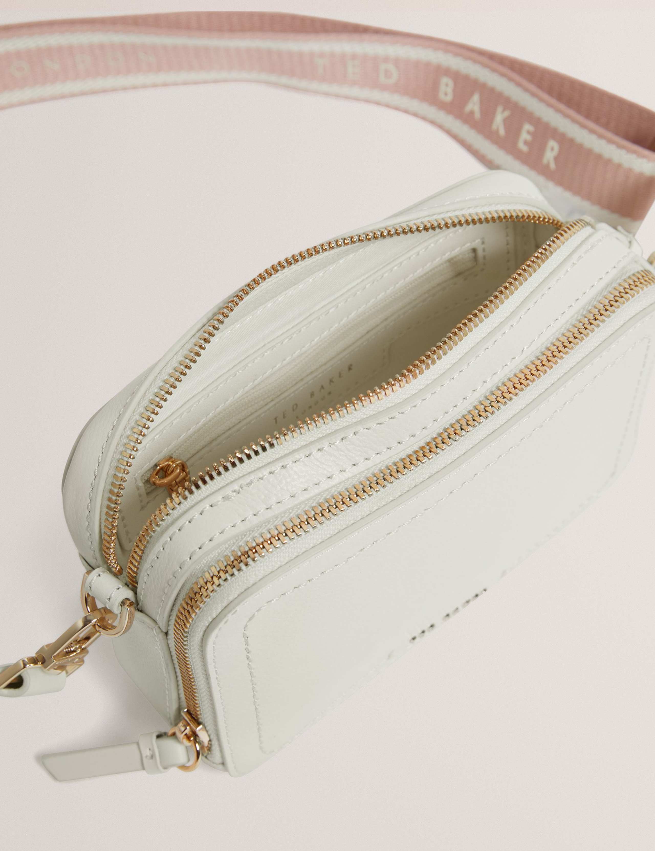 Ted Baker leather cross body camera bag (British brand)