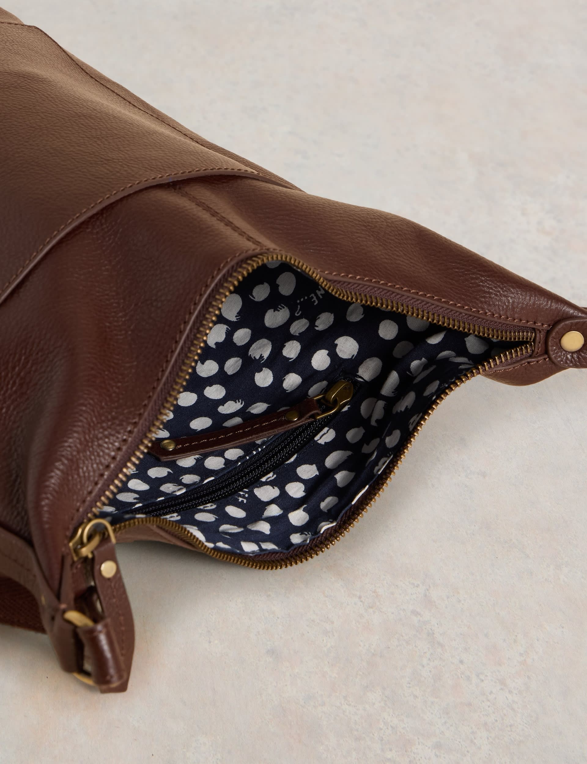 White Stuff leather crossbody bag (British brand)