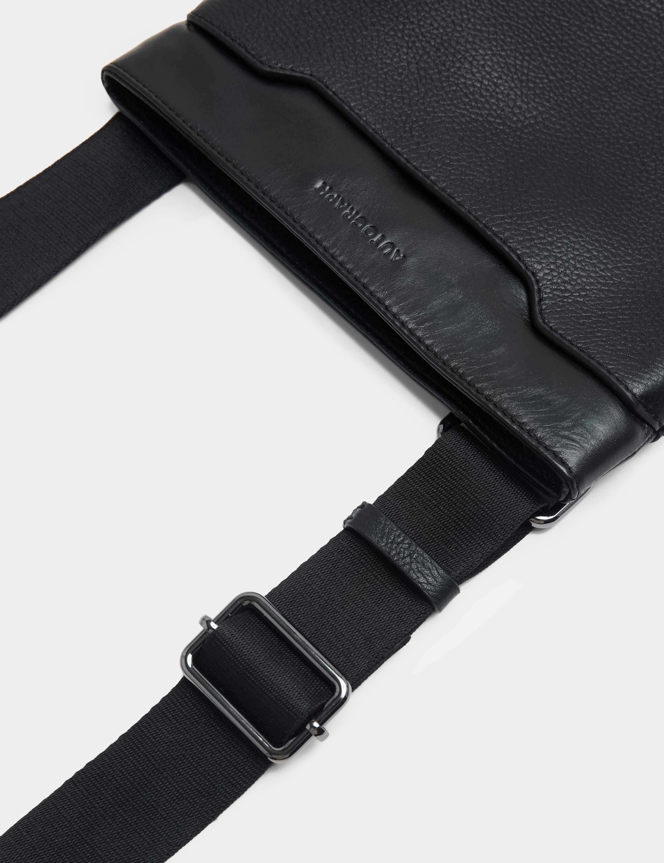 Autograph leather crossbody bag adjustable strap (British brand)