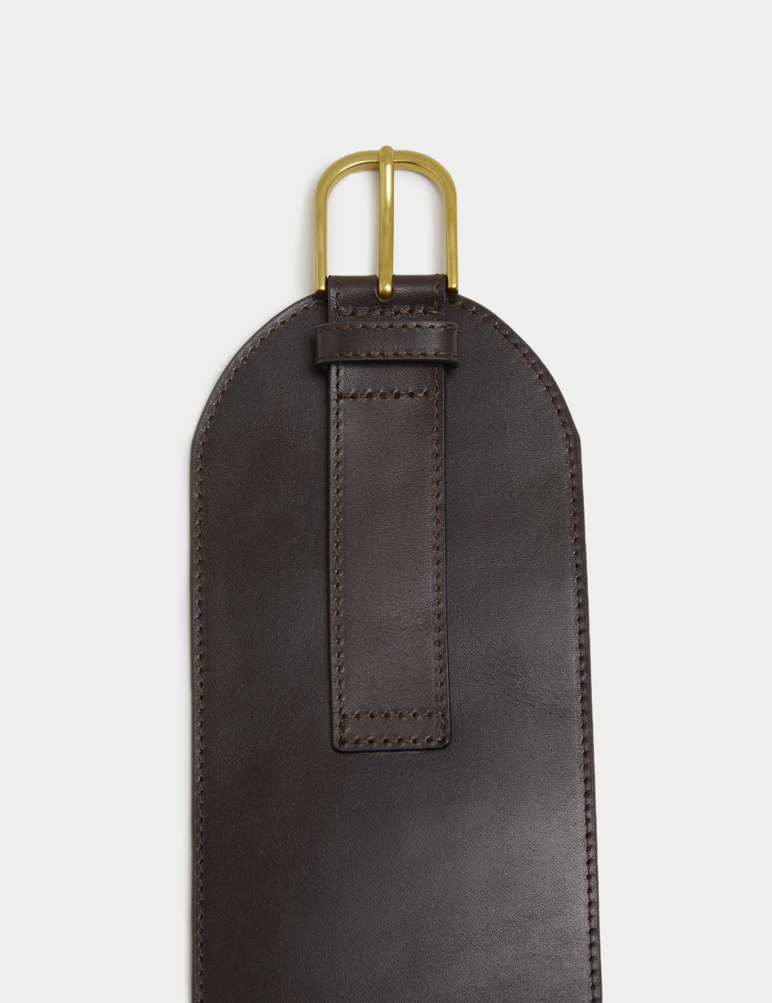 M&S leather extra wide belt imported from the UK