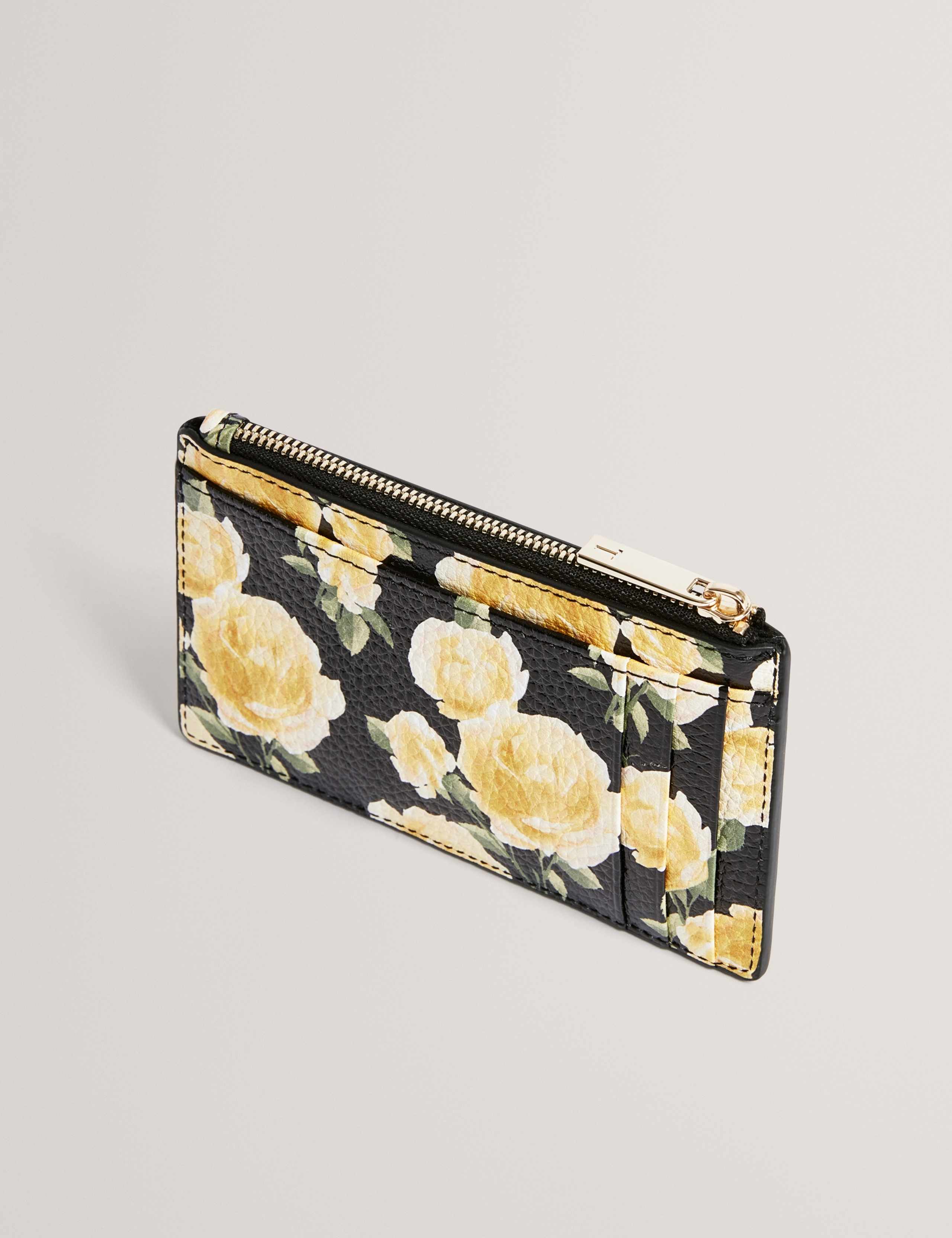 Ted Baker floral leather card holder UK version