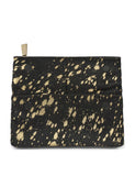 Jones Bootmaker clutch bag metallic print leather - British product