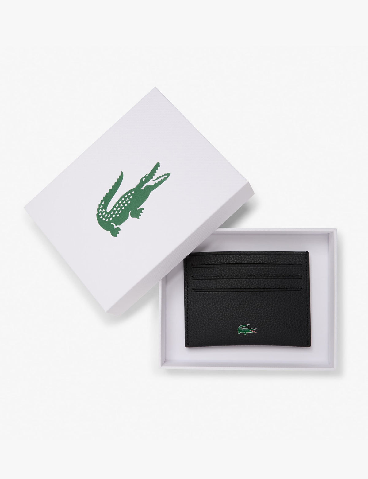 Lacoste faux leather cardholder with multiple card slots (British brand)