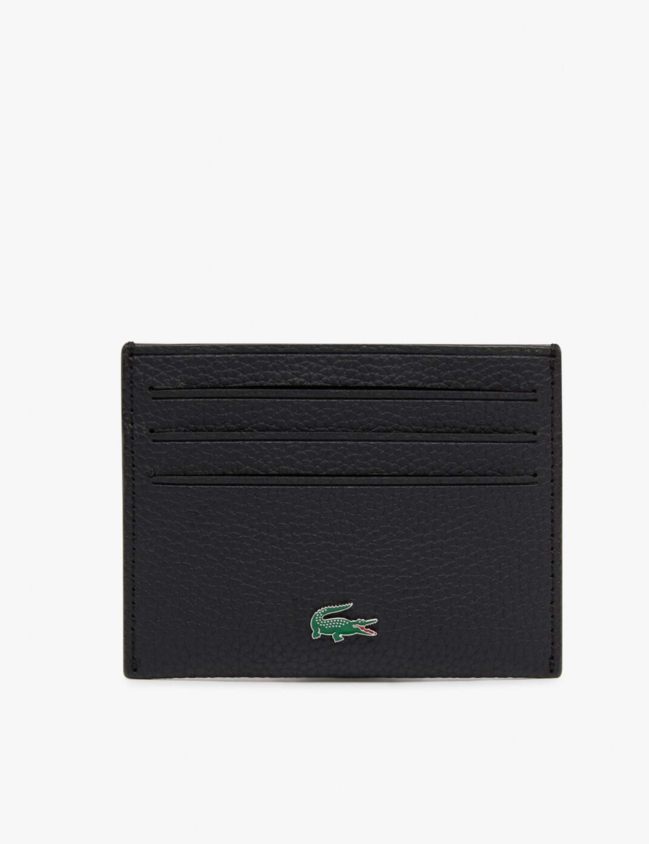 Lacoste faux leather cardholder with multiple card slots (British brand)