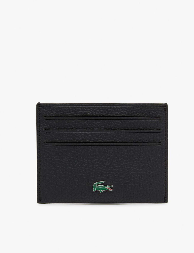 Lacoste faux leather cardholder with multiple card slots (British brand)