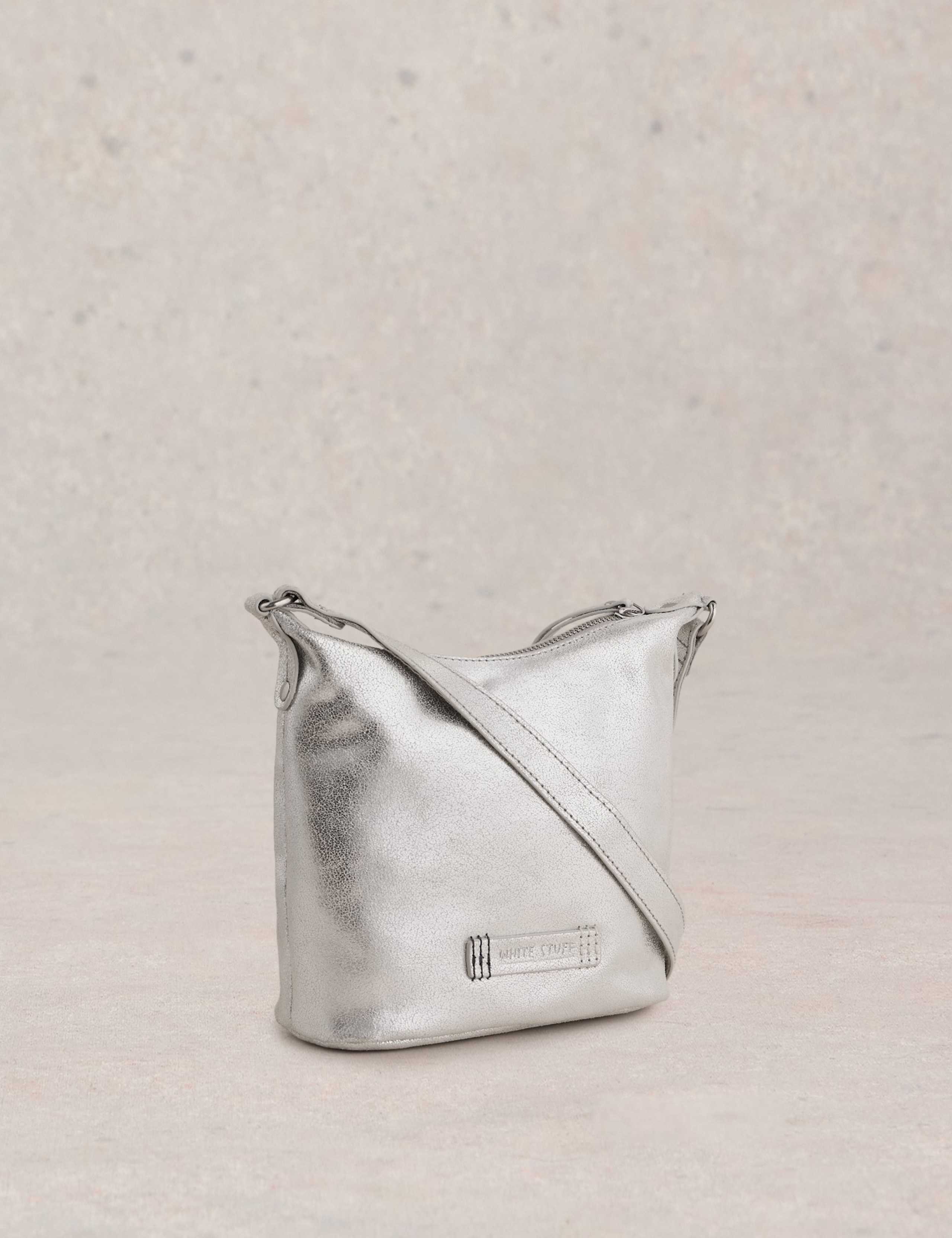 White Stuff metallic cross body bag - British product