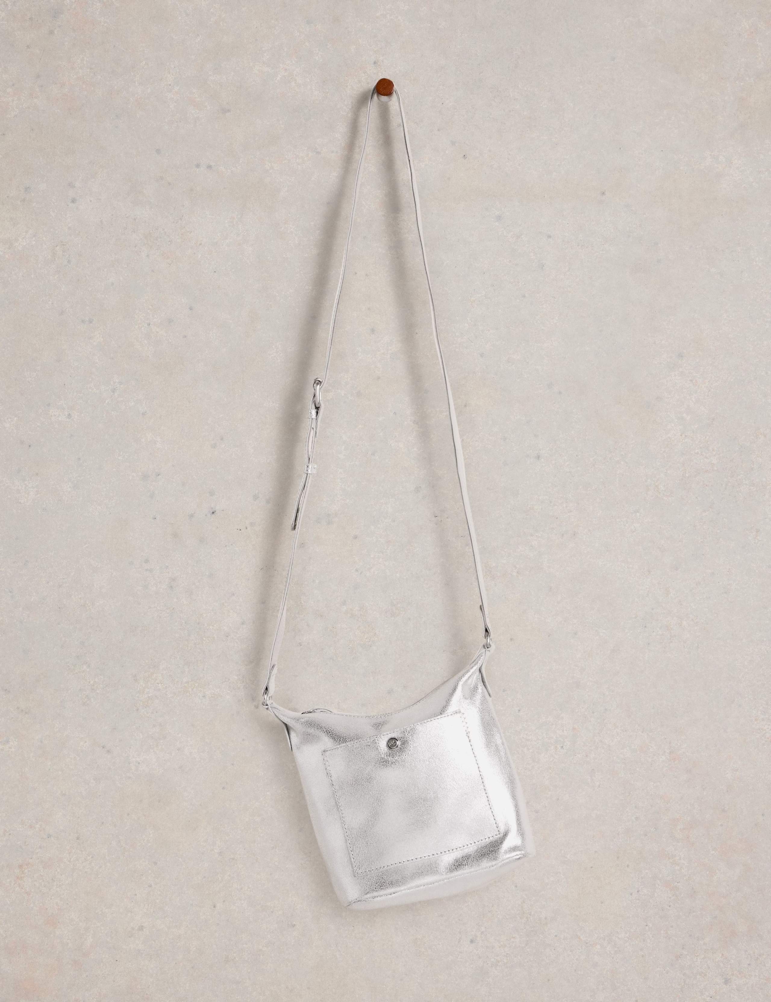 White Stuff metallic cross body bag - British product