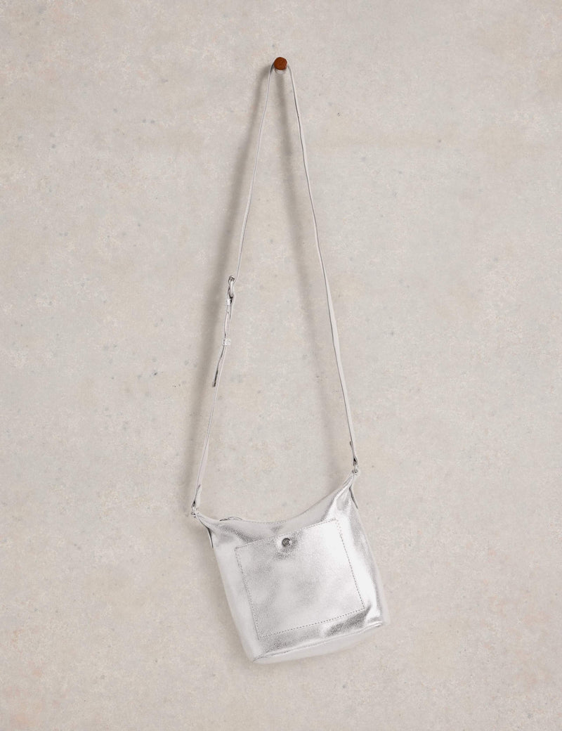 White Stuff metallic cross body bag - British product