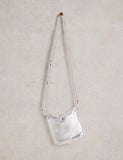 White Stuff metallic cross body bag - British product