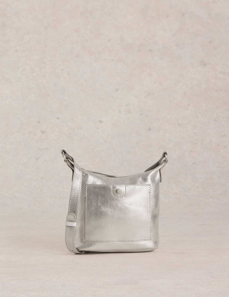White Stuff metallic cross body bag - British product