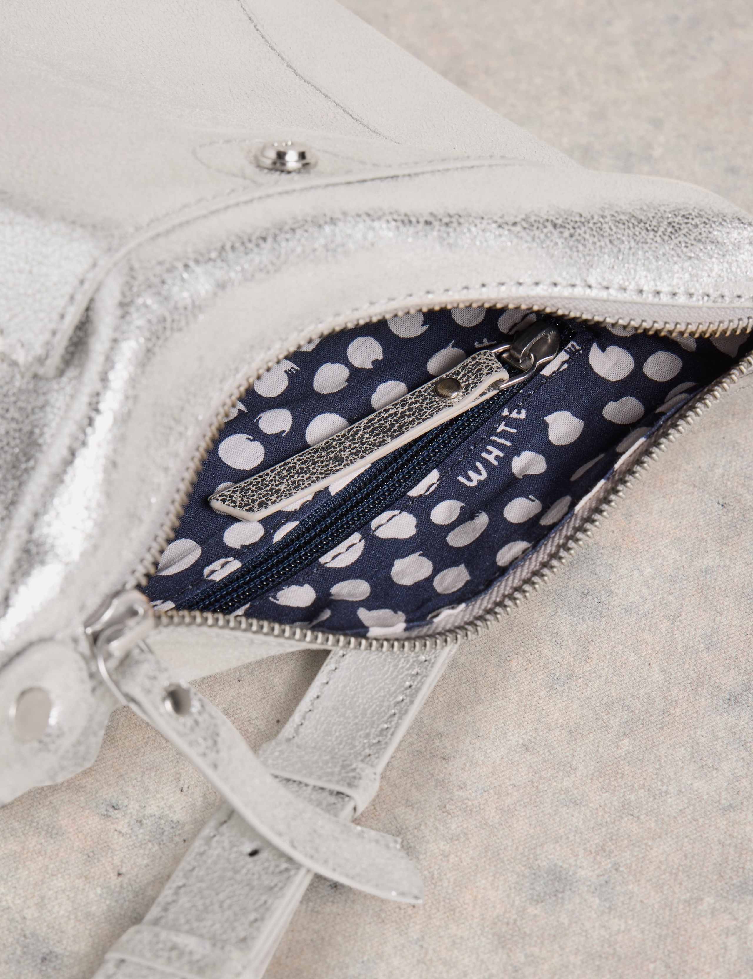 White Stuff metallic cross body bag - British product