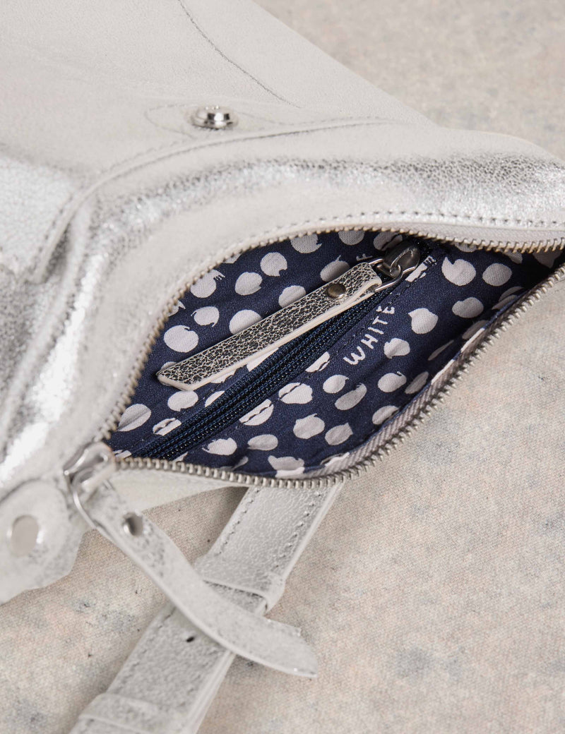 White Stuff metallic cross body bag - British product