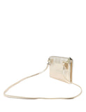 Jones Bootmaker metallic leather shoulder bag (British brand)