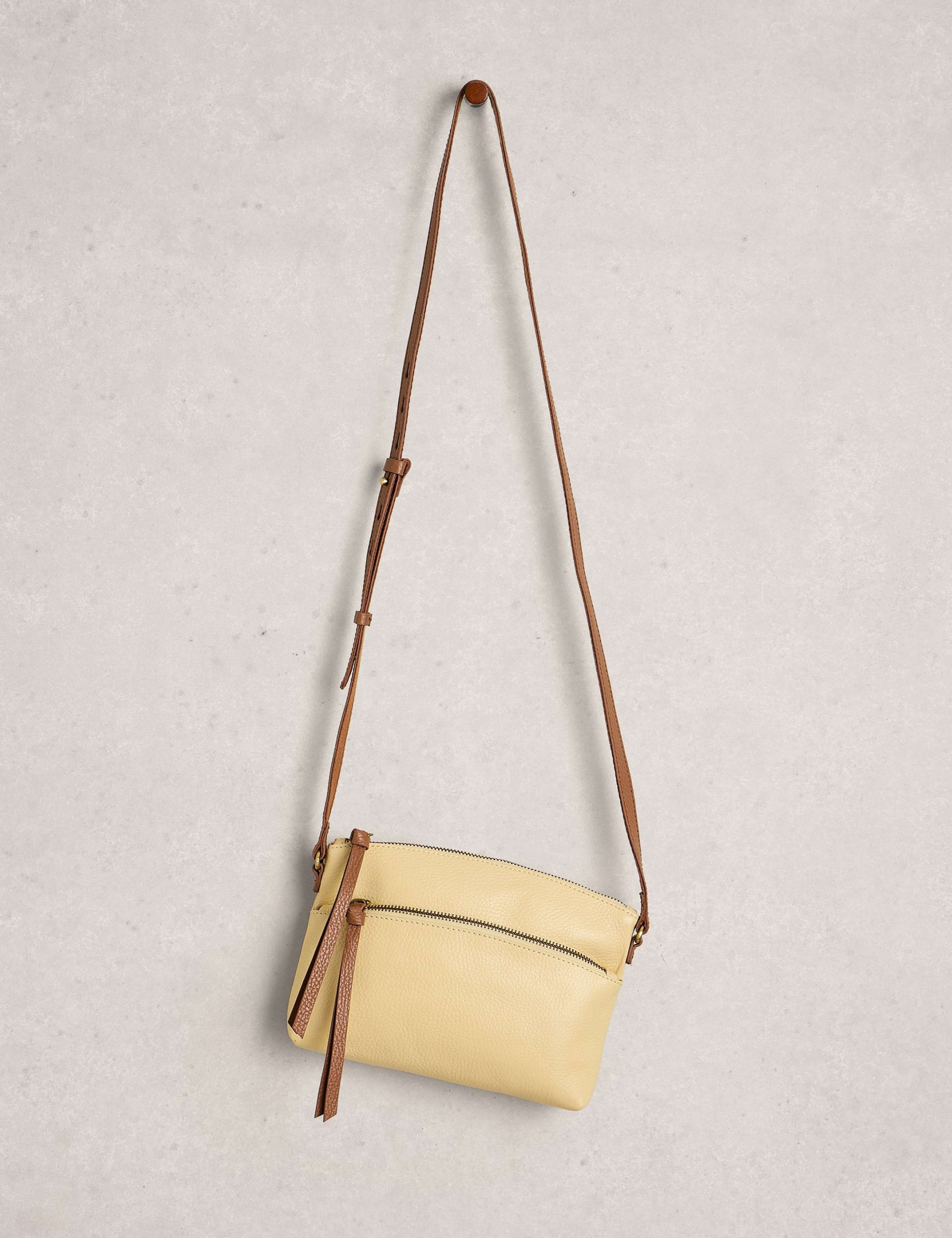 White Stuff leather mini crossbody bag - British product