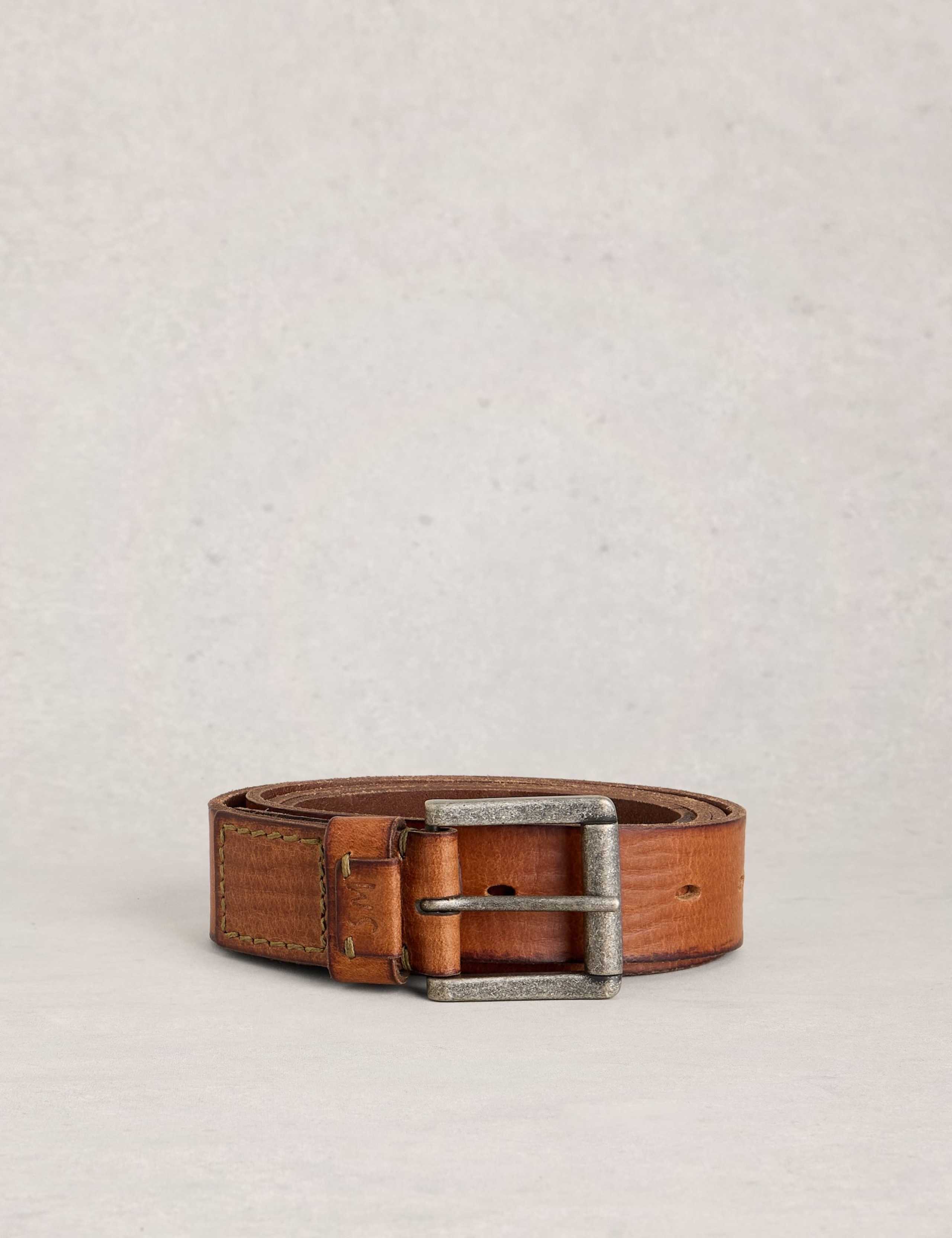 White Stuff leather multi punch belt, UK version