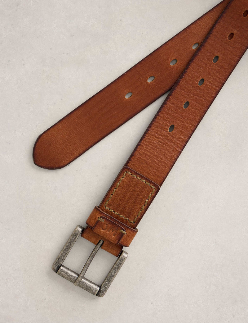 White Stuff leather multi punch belt, UK version