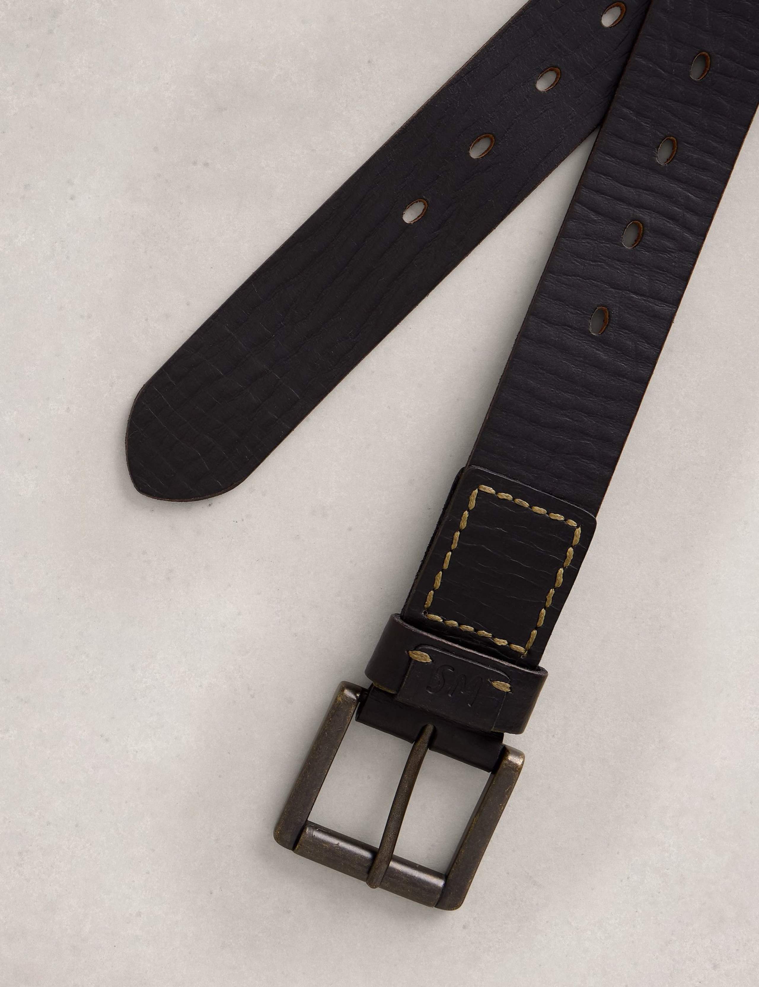 White Stuff leather multi punch belt, UK version