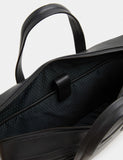 Autograph leather pebble grain laptop bag 38cm, imported from the UK