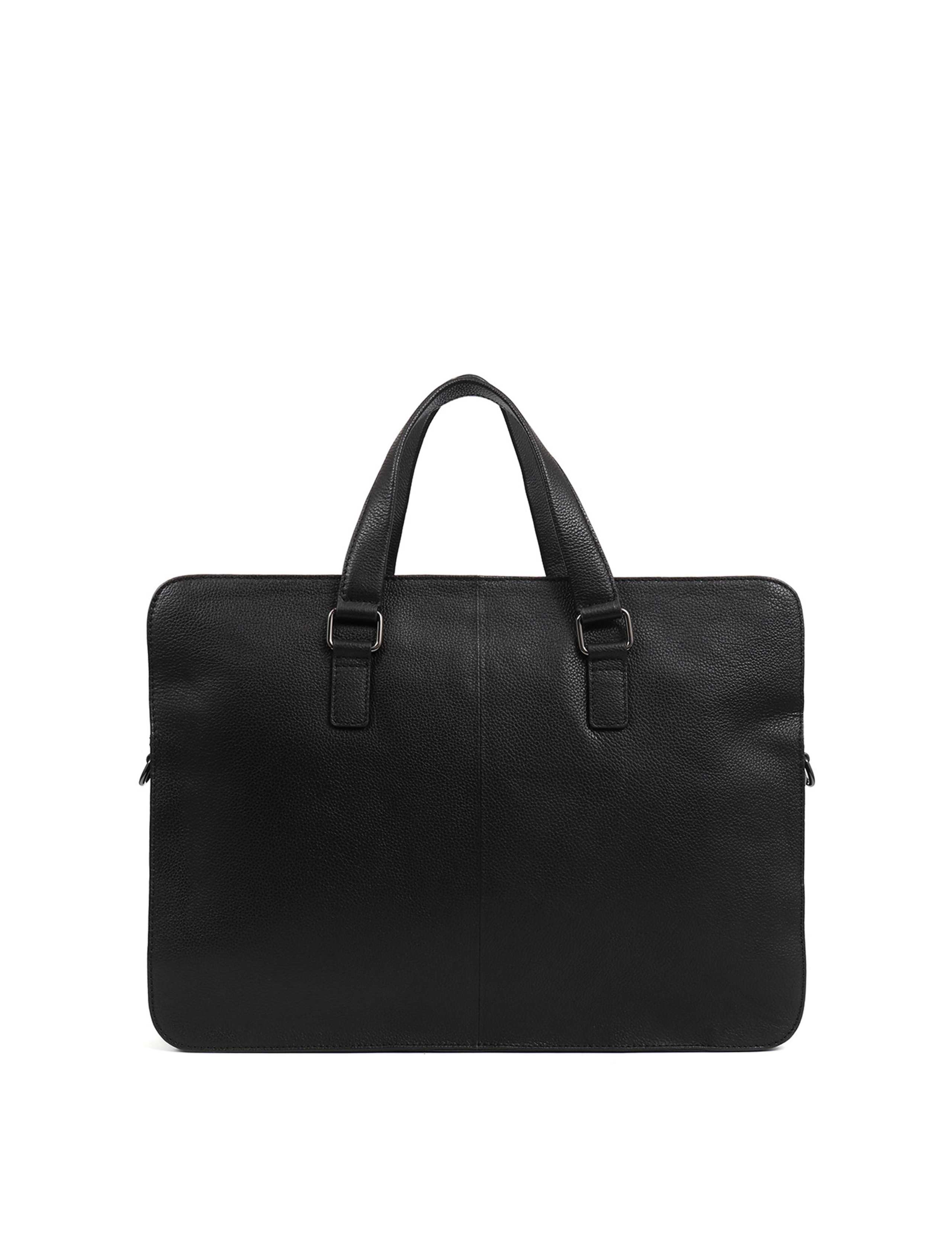 Jones Bootmaker leather pebble grain messenger bag, imported from the UK