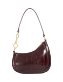 Dune London leather scoop shoulder bag, imported from the UK