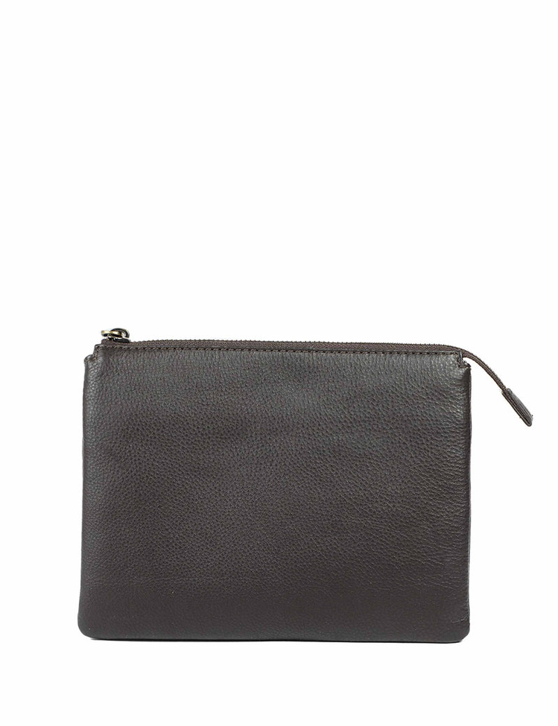 Jones Bootmaker leather shoulder bag small, imported from the UK