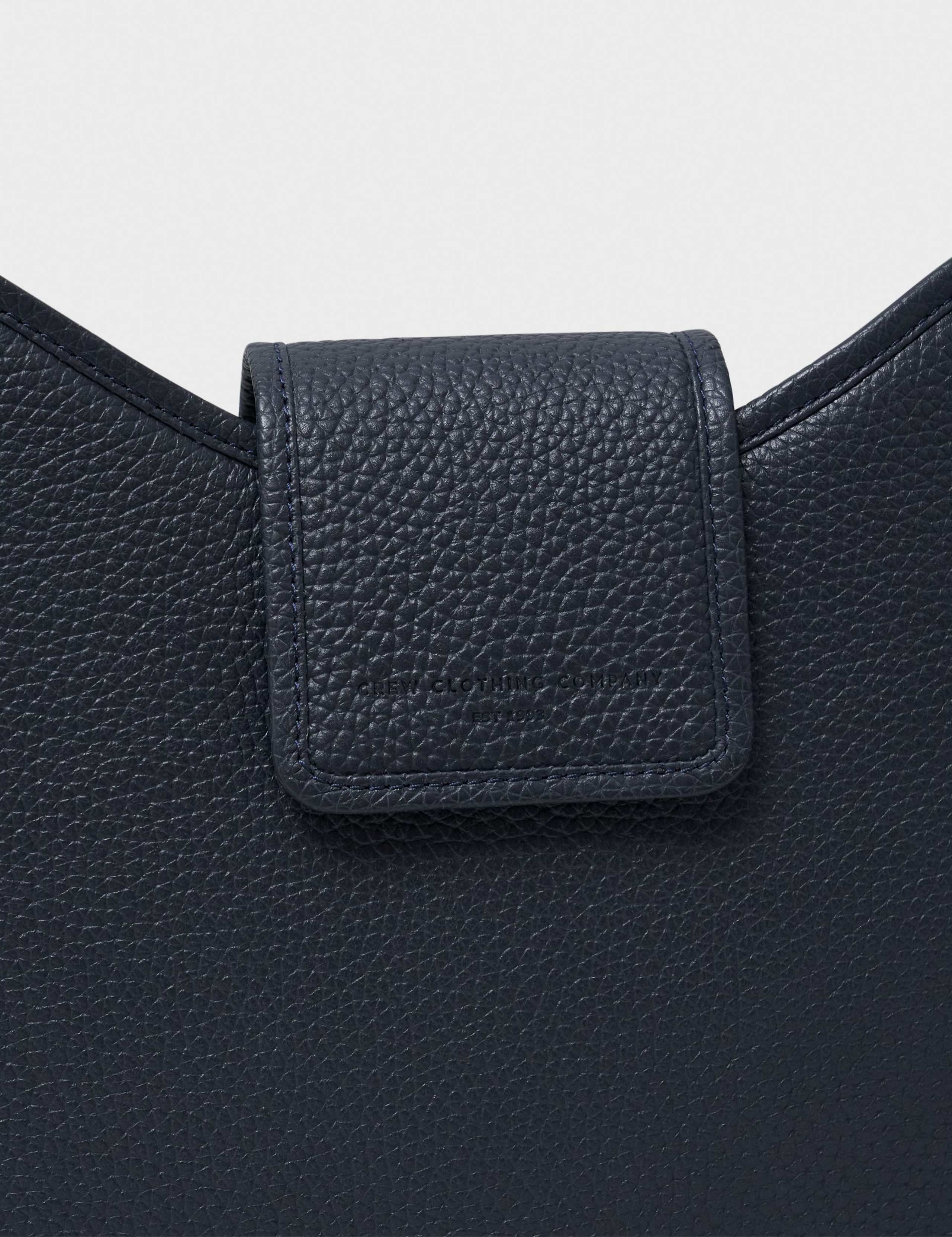 Crew Clothing leather shoulder bag, imported from the UK