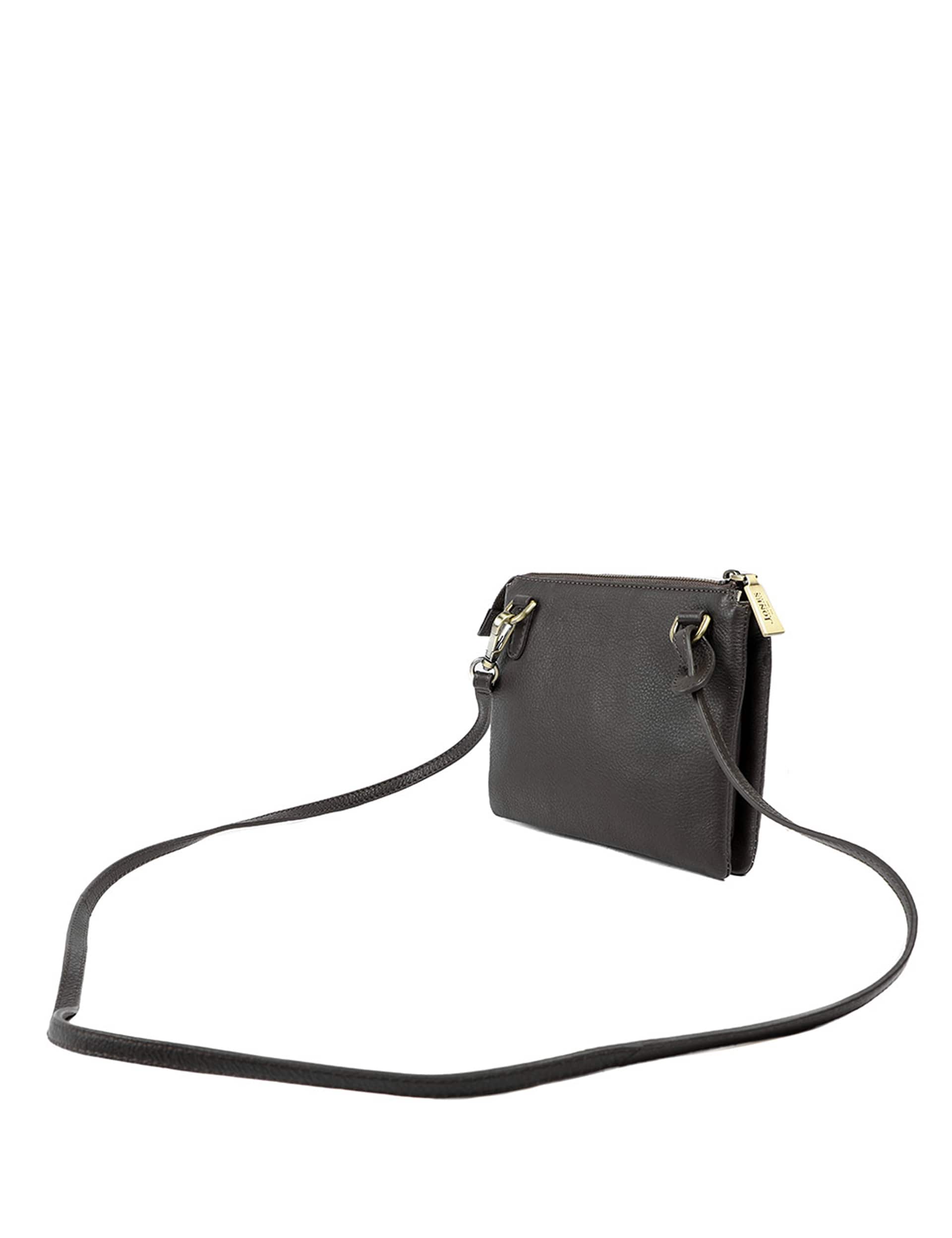 Jones Bootmaker leather shoulder bag small, imported from the UK