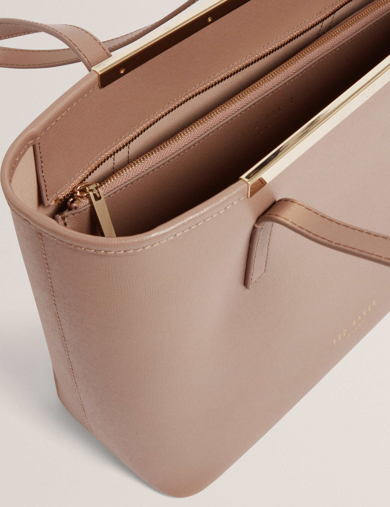 Ted Baker leather shoulder shopper bag (British brand)