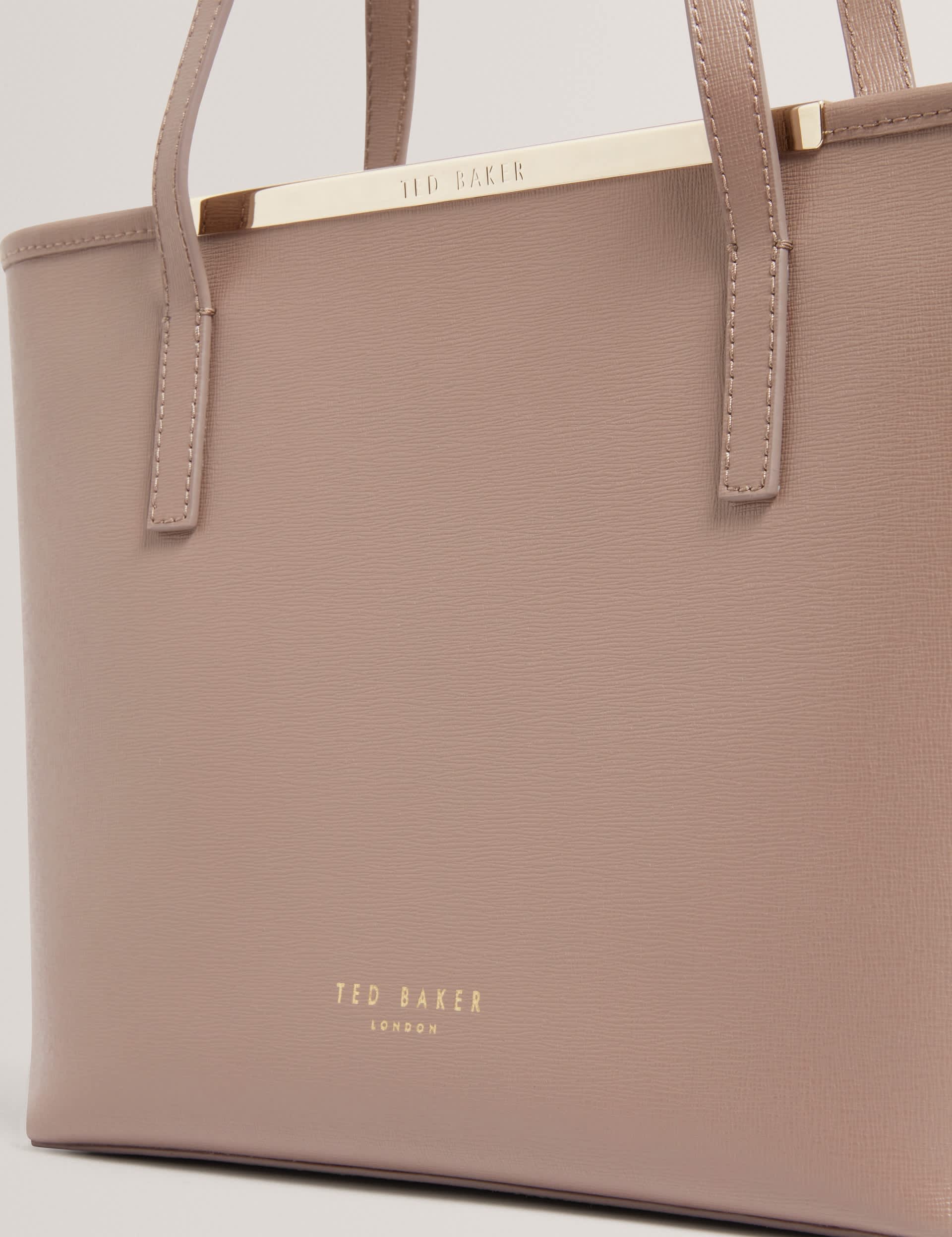 Ted Baker leather shoulder shopper bag (British brand)
