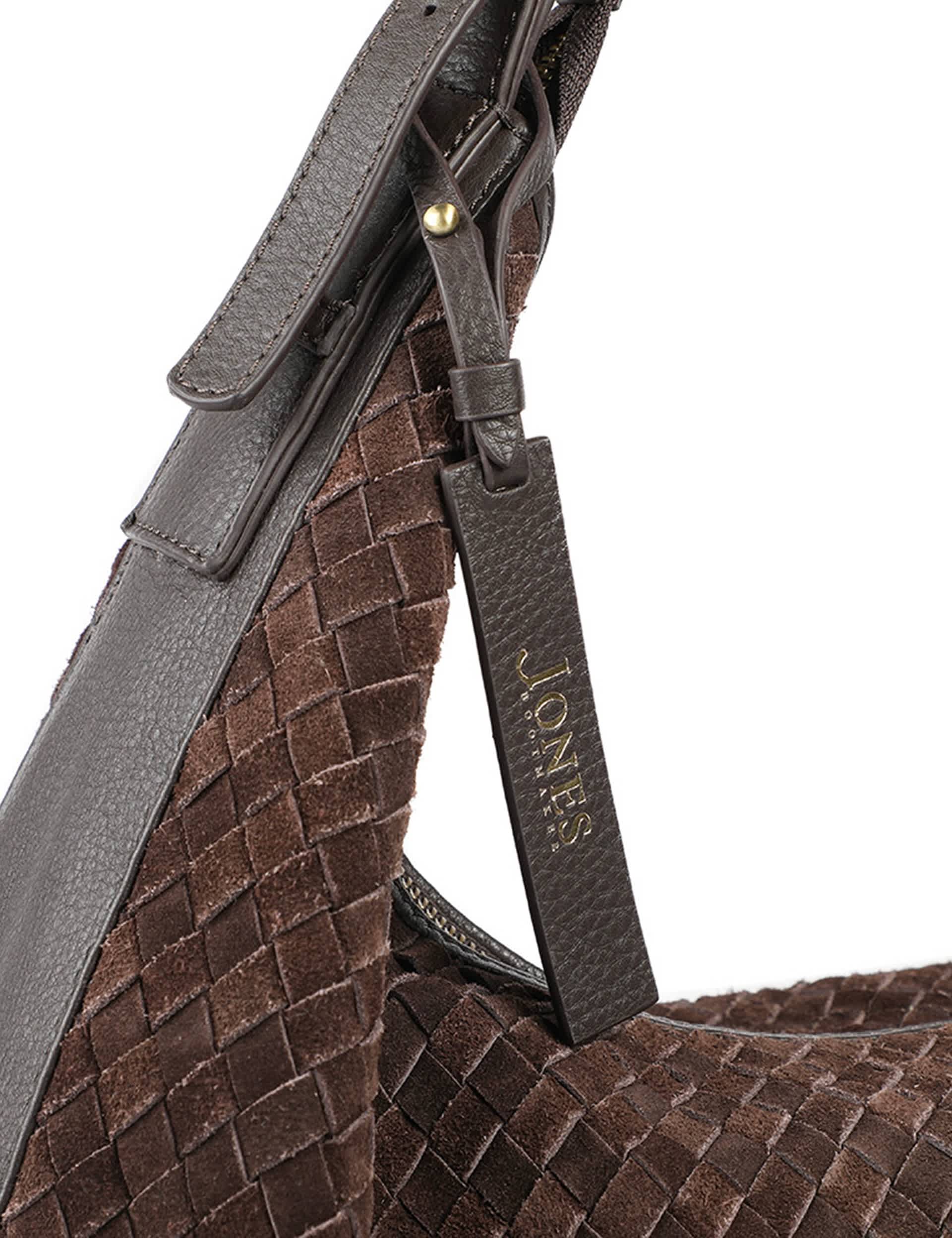 Jones Bootmaker slouch woven shoulder bag - British product