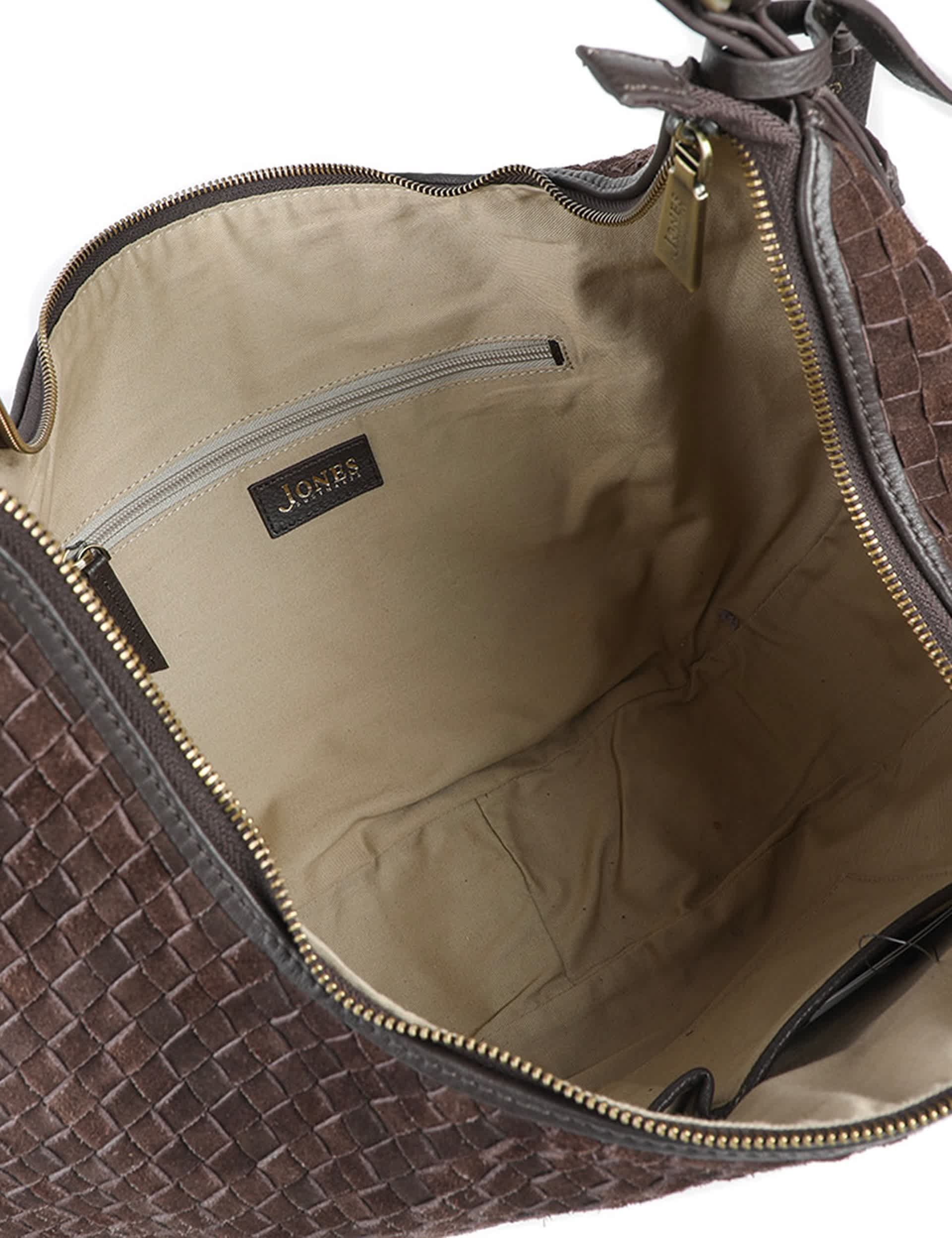 Jones Bootmaker slouch woven shoulder bag - British product