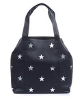 Jones Bootmaker leather tote bag with star cut-out detailing - British product