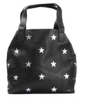 Jones Bootmaker leather tote bag with star cutouts - British product