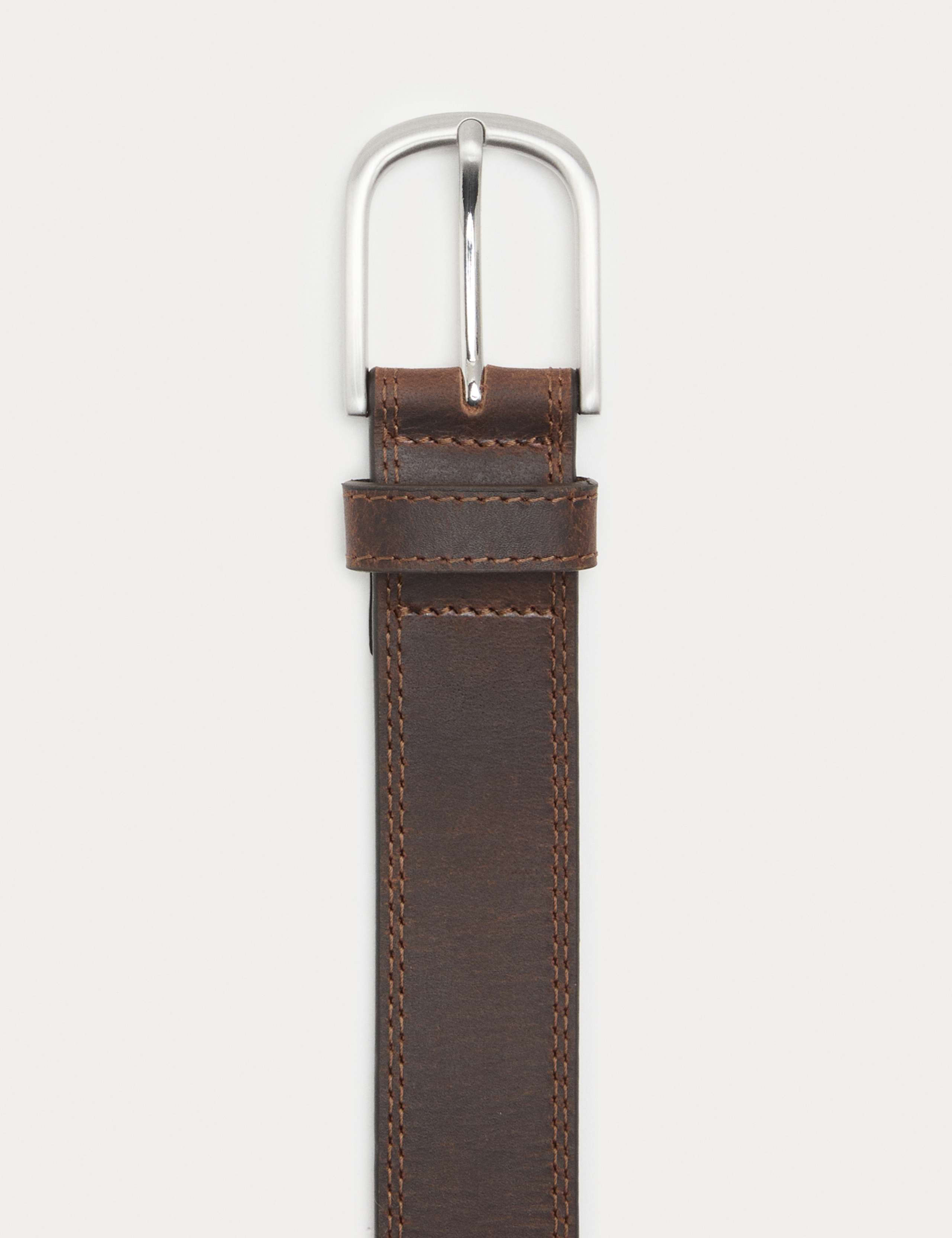 M&S leather stitch detail belt, UK version