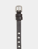 M&S leather studded skinny waist belt, UK version
