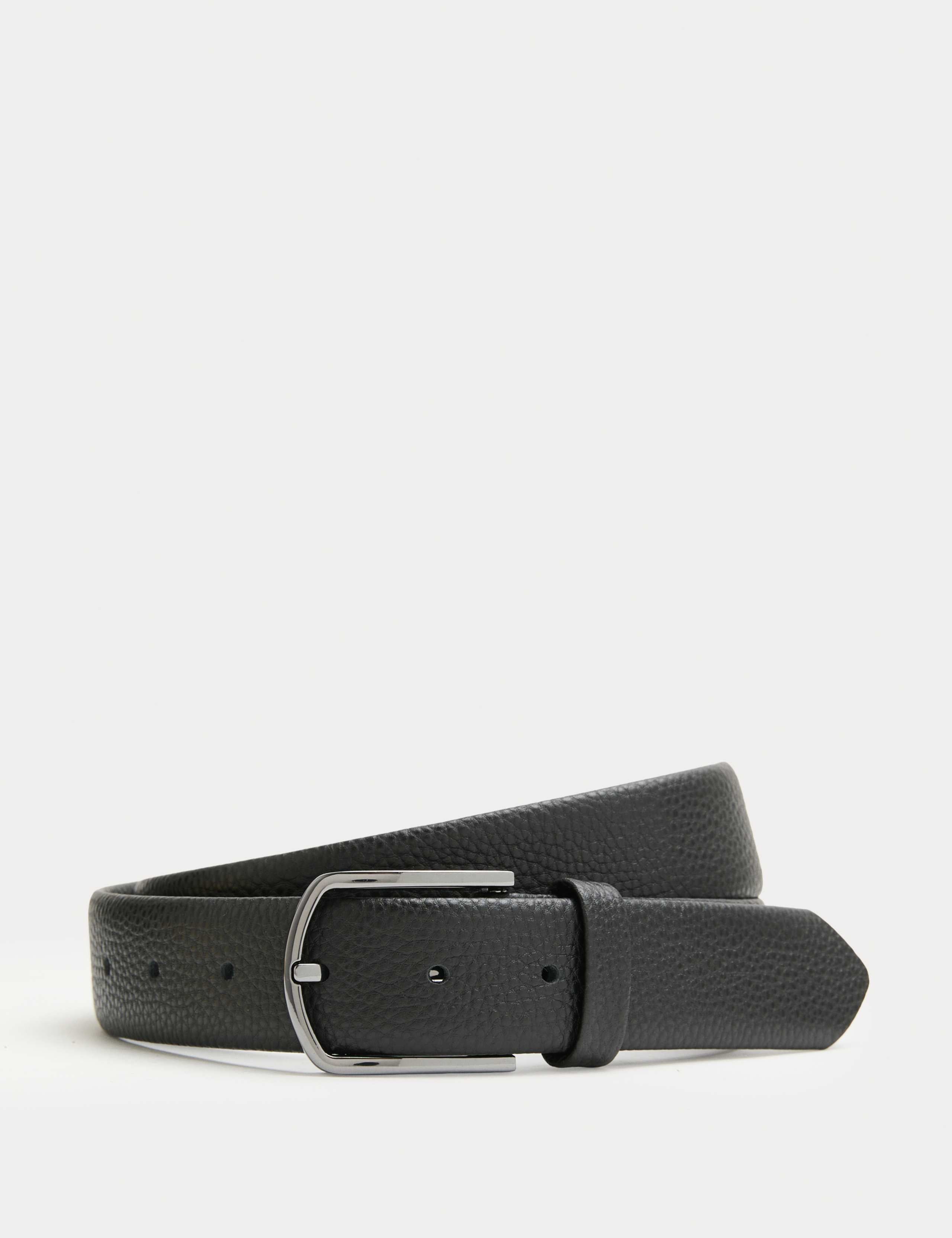 Leather textured belt from the Autograph collection, imported from the UK