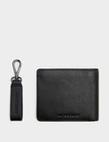 Autograph leather wallet and keyring gift set (British brand)