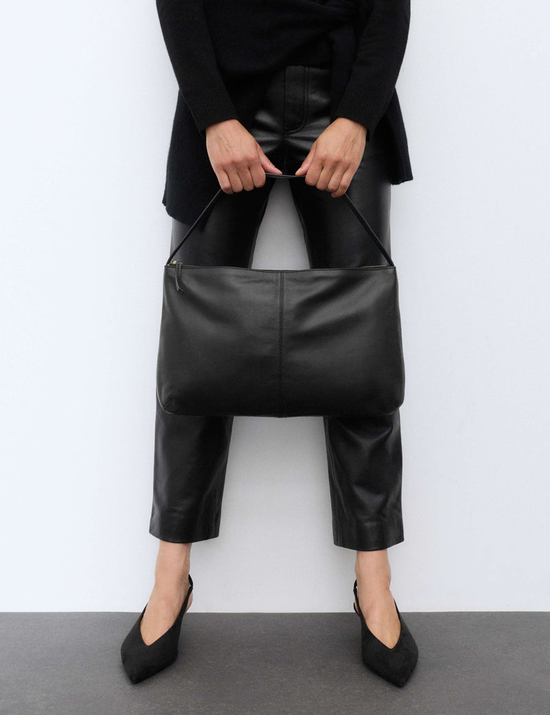 Autograph leather top handle shoulder bag - British product