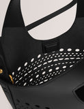 Ted Baker leather tote bag with laser-cut pattern (British brand)