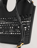 Ted Baker leather tote bag with laser-cut pattern (British brand)