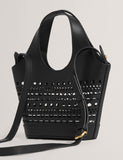 Ted Baker leather tote bag with laser-cut pattern (British brand)