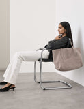 Autograph suede tote bag 100% leather (British brand)