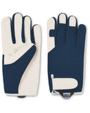Leather garden gloves, Blue Grey Purple, sizes S-XL, imported from the UK