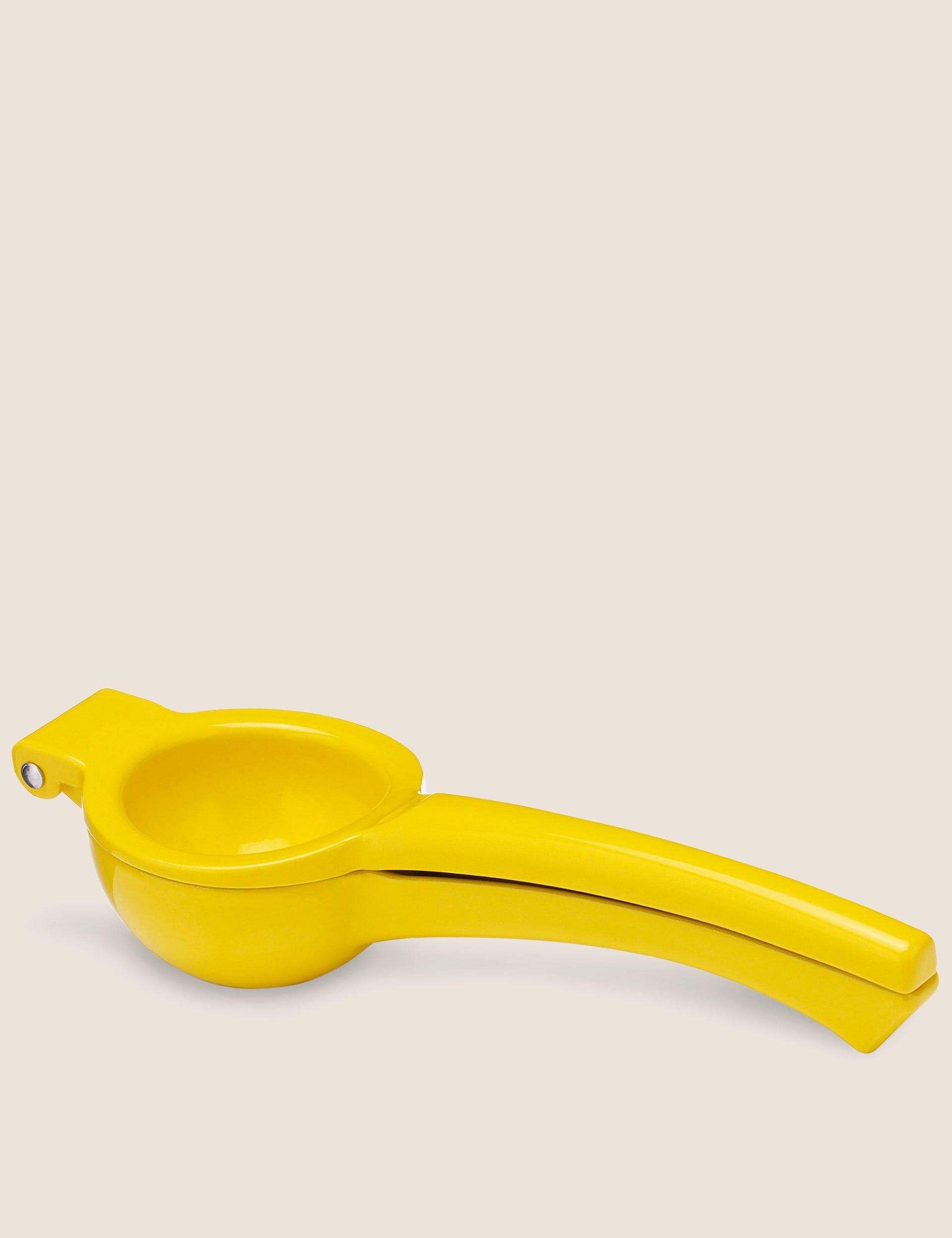 Handheld metal lemon squeezer, UK version