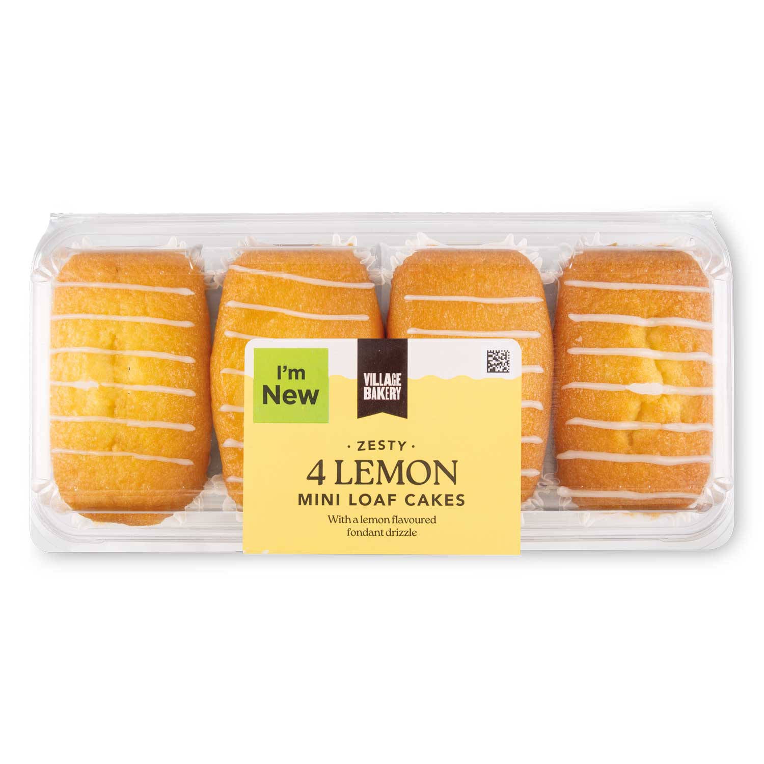 Lemon mini loaf cakes 4 pack, imported from the UK